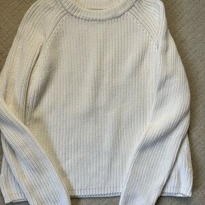 Quince Classic Cream Knit Sweater